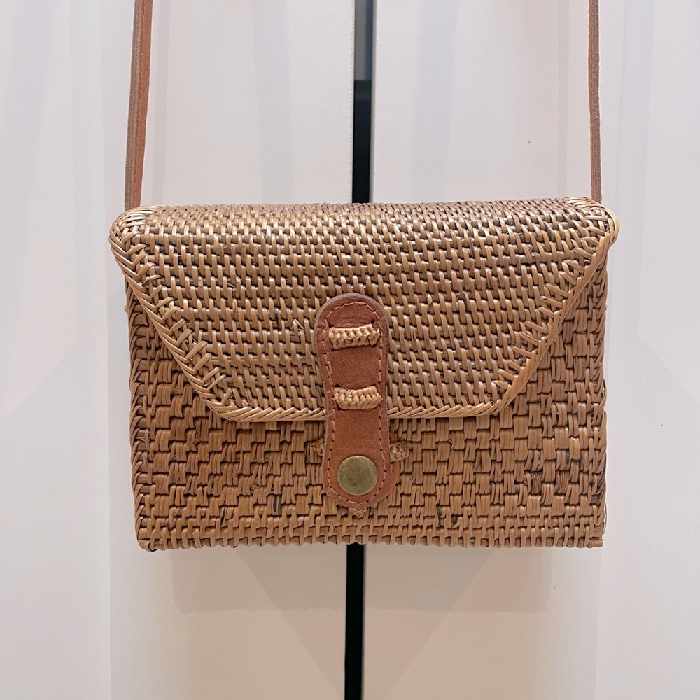 Wicket Woven Rattan Bag